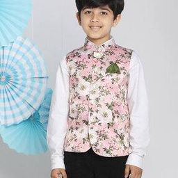 Floral Print Nehru Jacket-44