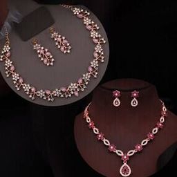Women Necklace & Earings Set-image-87