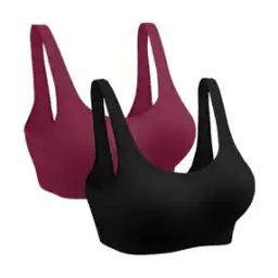 Non Wired Push-Up Sports Bra     -picture-43