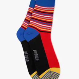 Pack of 4 Multi-Striped Dress Socks-image-44