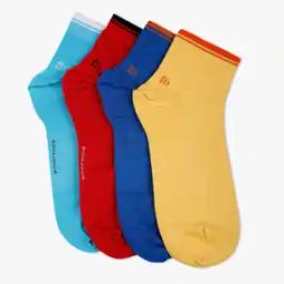 Men Pack of 4 Ankle-Lenth Socks-24