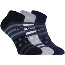 Pack of 3 Men Striped Ankle-Length Socks-image-24