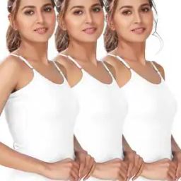 Pack of 3 Round-Neck Camisoles-image-58