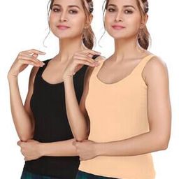 Pack of 2 Round-Neck Camisoles-picture-43