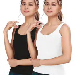 Pack of 2 Round-Neck Camisoles-picture-51