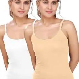 Pack of 2 Round-Neck Camisoles-image-82