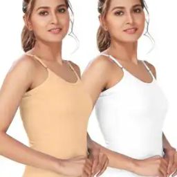 Pack of 2 Round-Neck Camisoles-image-80