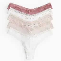 Pack of 5 Lace Briefs-image-27