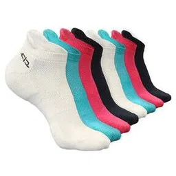 Pack of 8 Bamboo Women Ankle Socks - Odour Free & Breathable-image-73