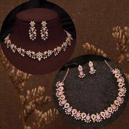 Women Necklace And Earings Set-image-85