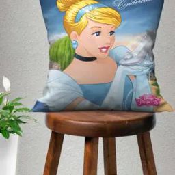 Printed Cushion Cover with Zip Closure-33