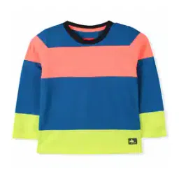 Colourblock Relaxed Fit T-shirt-image-39