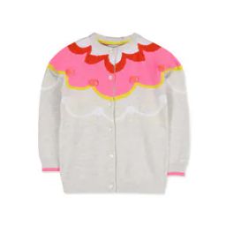 Colourblock Round-Neck Cardigan-picture-35