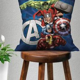 Avenger Print Cushion Cover with Zip Closure-20