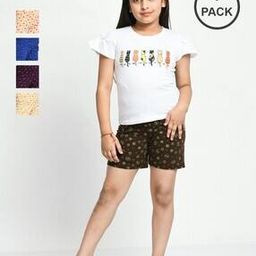 Pack of 5 Shorts with Elasticated Waist-picture-10
