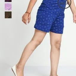 Pack of 4 Shorts with Elasticated Waist-picture-18
