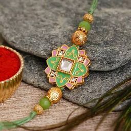 Stone-Studded Bracelet Rakhi-image-14