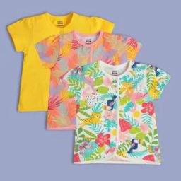 Infants Pack of 3 Printed Cotton Jhablas-picture-10