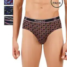 Pack of 4 Printed Briefs-image-12