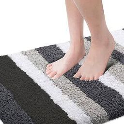Striped Rectangular Bath Mat-image-44