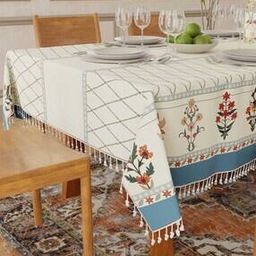 4 Seater Printed Dinning Table Cover-28
