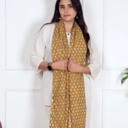 Women Ethnic Floral Stole-image-65