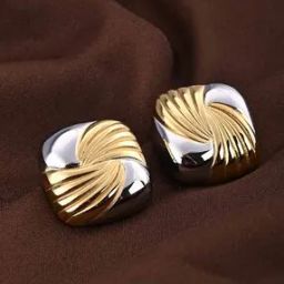 Women Studs Silver Western Earrings-image-2