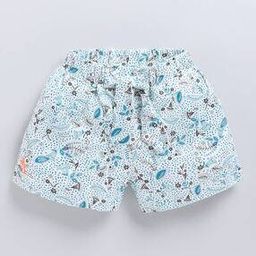 Girls Floral Regular Fit Shorts-image-83