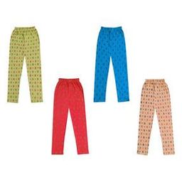 Pack of 4 Printed Elasticated Waist Leggings-picture-20