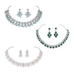 brado jewellery Women Necklace & Earings Set-picture-22