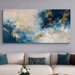 Abstract Wave Canvas Framed Wall Art Painting-image-4