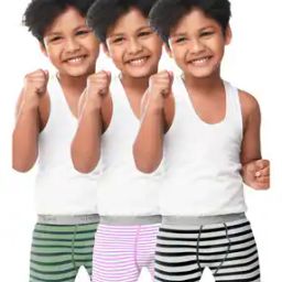 Boys Pack of 3 Boxers with Elasticated Waist-picture-25