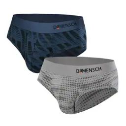 Pack of 2 Abstract Print Briefs-image-17
