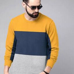 Colourblock Crew-Neck Sweatshirt-picture-45
