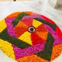 Rangoli Door Mat For Pooja -picture-22