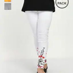 Pack of 3 Floral Print Leggings-image-42