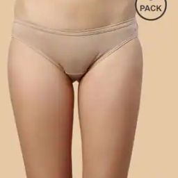 Pack of 5 Women Regular Fit Bikinis with Elasticated Waist-image-94