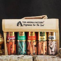 Pack Of 5 Incense Dhoop Cones Set with Holder -image-117
