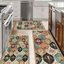 Pack of 3 Printed Anti-Skid Rugs-12