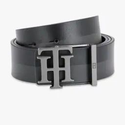 Leather Belt with Metal Logo Buckle-picture-22