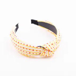Striped Knotted Hair Band-image-39