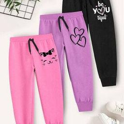 Girls Graphic Track Pants-image-29
