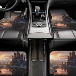 deoxys  Front and Rear Full Mat Set with Non Slip Rubber Backing  image 1
