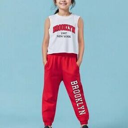 Girls Graphic Pants with T-Shirt-image-13