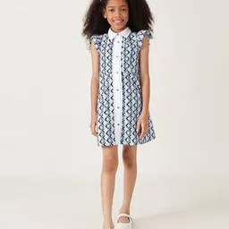 one friday Girls Printed A-Line Dress -picture-46