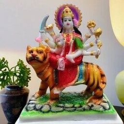 Goddess Durga Maa Sitting Idol-image-97