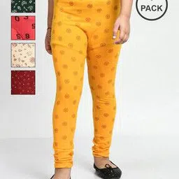 pixie n prince Pack of 5 Eco-Friendly Floral Print Leggings-picture-13