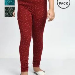 Pack of 3 Eco-Friendly Floral Print Leggings-picture-48