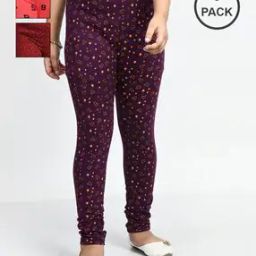 Pack of 3 Eco-Friendly Floral Print Leggings-image-72