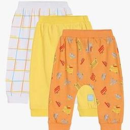 Infants Pack of 3 Printed Pants-image-48